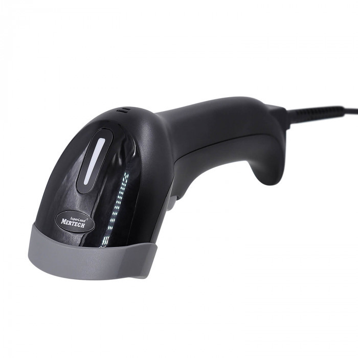 Cканер штрих-кода MERTECH 1300 P2D SUPERLEAD USB Black артикул 4876