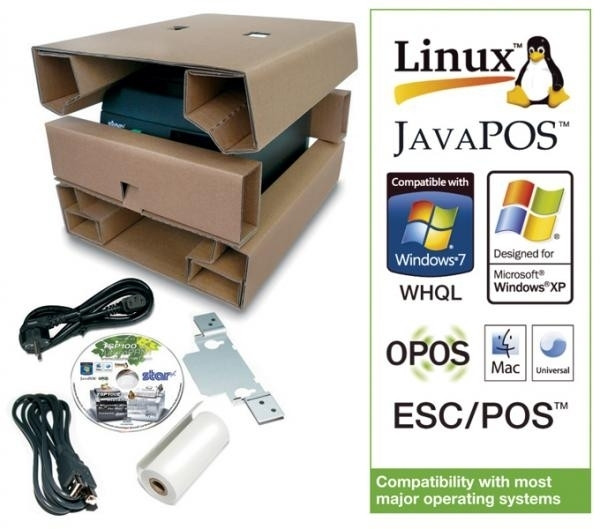 Чековый принтер Star TSP143II (USB, c отрезкой) артикул 39464031