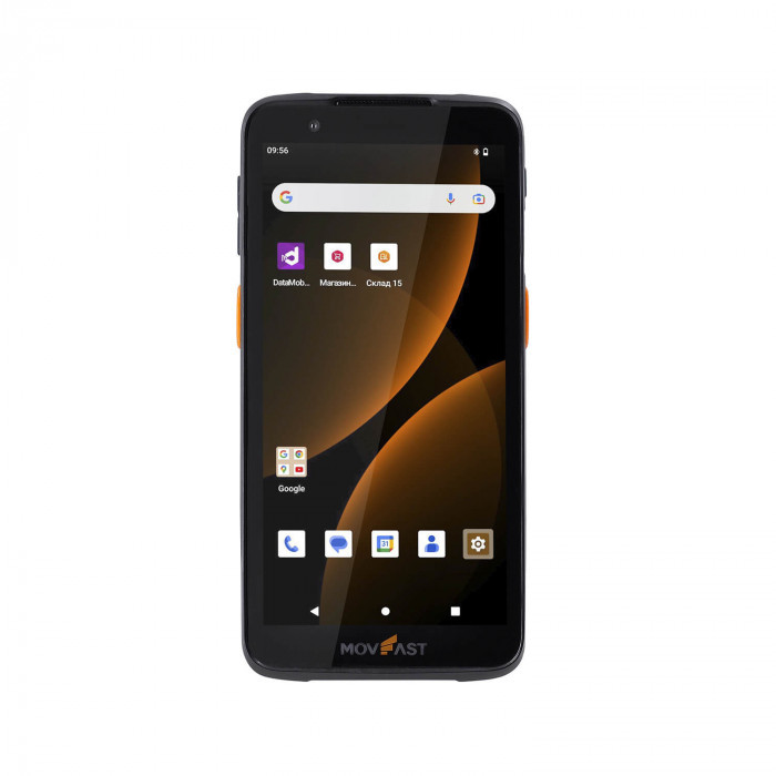 Комплект ТСД S55 Android 13, 4GB/64GB (пист. рукоятка, чехол, стекло, ремешок) артикул 10010                  