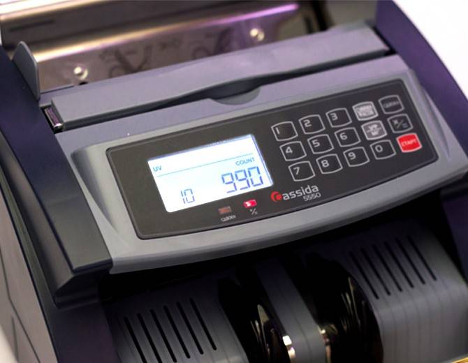 Счетчик банкнот Cassida 5550 UV/MG 