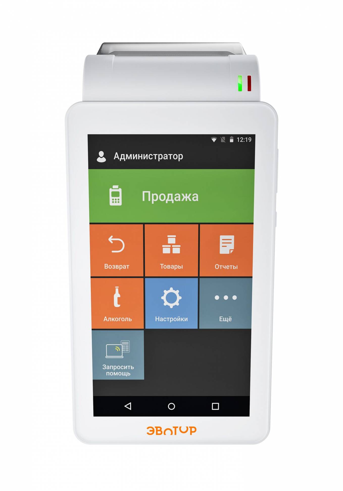 Эвотор 7.2 Смарт-терминал без ФН артикул ST721-5000 
