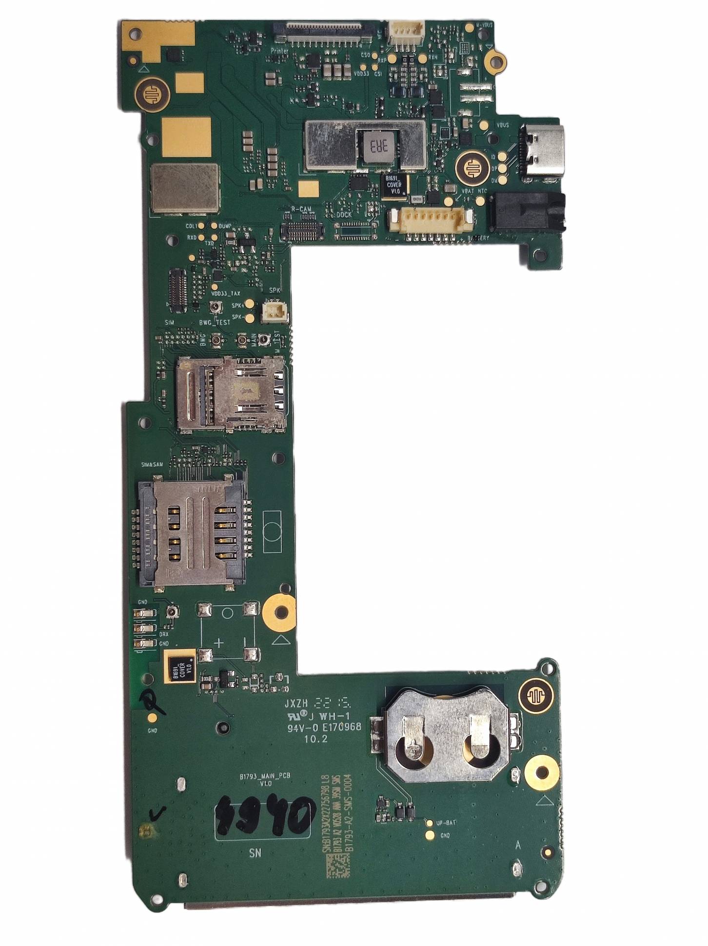Блок управления для АТОЛ СТБ 5 R6810502004LA V1.0A (B1793_A2_MB) артикул 56353 