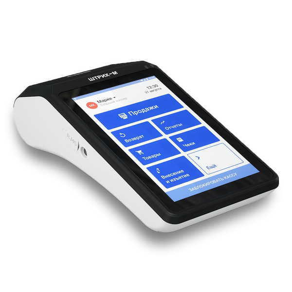 ККТ "ШТРИХ-СМАРТПОС-Ф" с ФН 36 (7" 600x1024 IPS, 57 мм, ОС Android 7.0, Торговля.онлайн) артикул 0021-4913 ККТ "ШТРИХ-СМАРТПОС-Ф" с ФН 36 (7" 600x1024 IPS, 57 мм, ОС Android 7.0, Торговля.онлайн) 