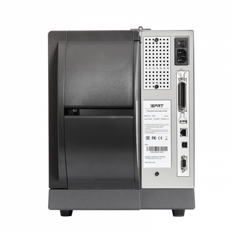 Принтер этикеток iDPRT iX4E артикул 612003             USB Type Bх1 /USB HOSTх3 /RJ45х1 /RS232(9-pin) х1, 200 dpi