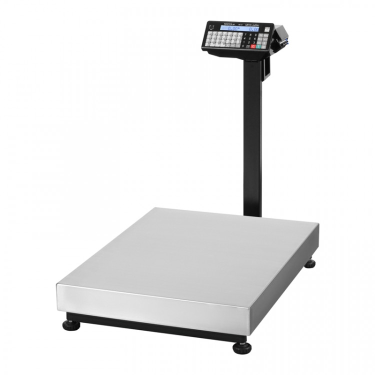 Весы товарные с печатью этикеток ТВ-M-P3 артикул 0021-185 60 кг.