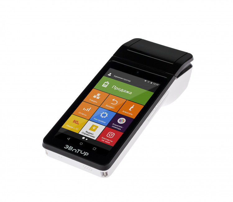 Эвотор 5 Смарт-терминал с ФН-1.2 15 месяцев артикул 0021-4842                  